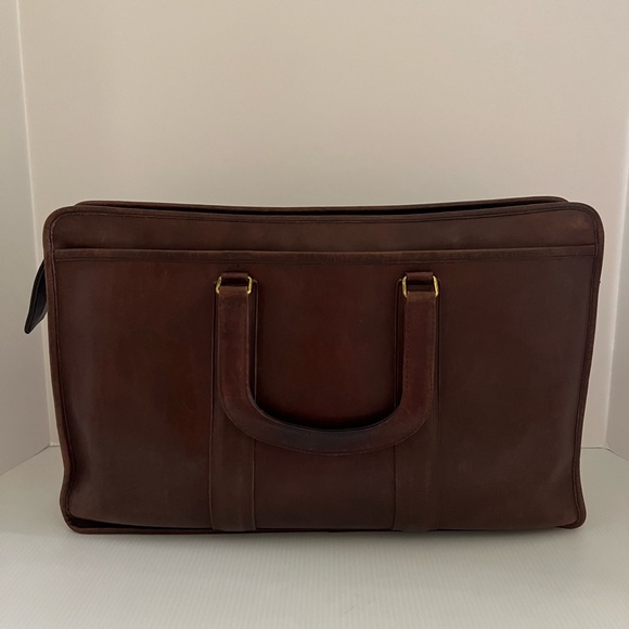 Vintage Coach Brown Leather Briefcase (Embassy 5090) - Picture 1 of 14